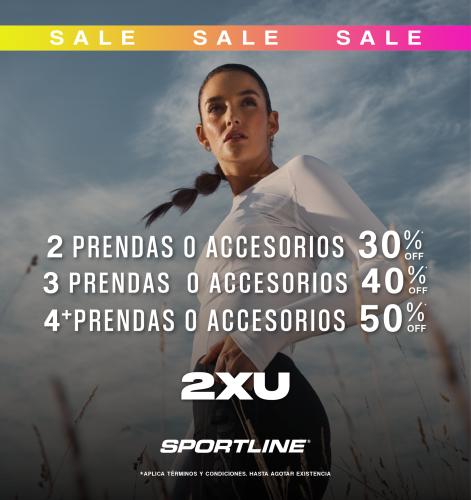 Desata tu máximo rendimiento con 2XU – ¡Aprovecha el descuento escalonado en Sportline!